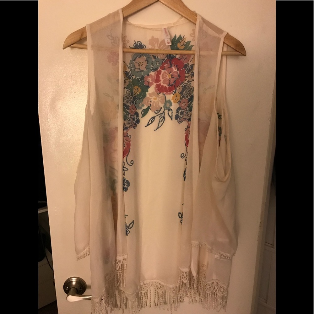 Flower sheer 🌸 tank vest